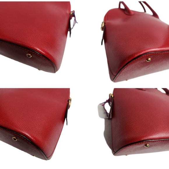 CELINE Red Leather Handbag - Picture 9 of 10